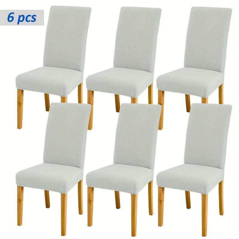 Чехол на стул со спинкой универсальный велюр Белый (2190142608) - фото 3 Чехол на стул со спинкой универсальный велюр Белый (2190142608) - фото 3