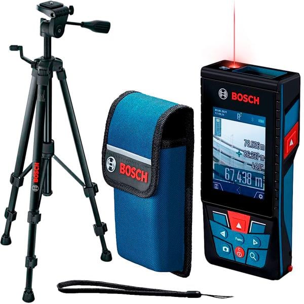 Далекомір лазерний Bosch Professional GLM 150-27 C з чохлом/штативом BT 150 (29549108)