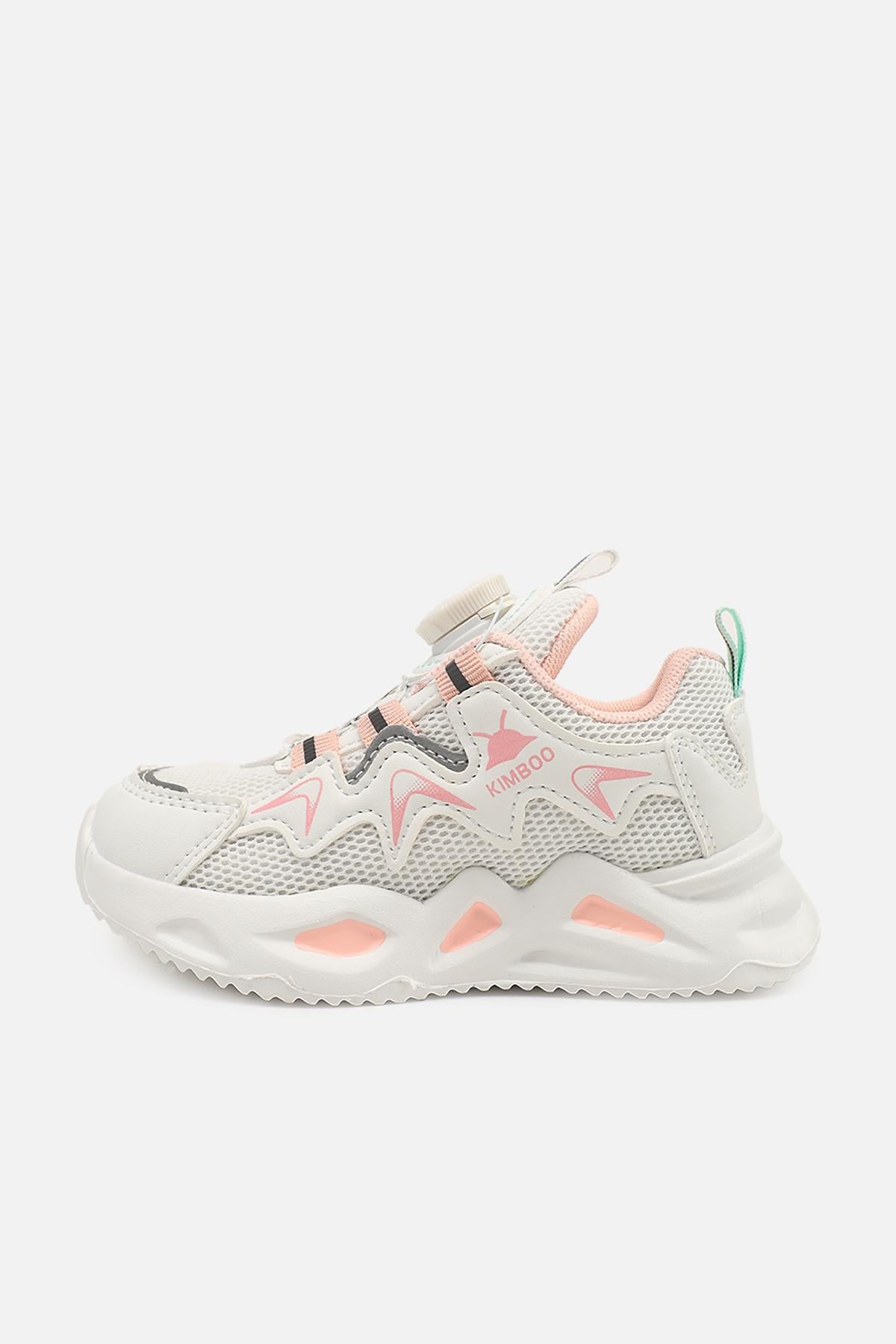 Кроссовки для девочки ЦБ-00273871 на плоской подошве р. 27 Белый (SKT001056618)