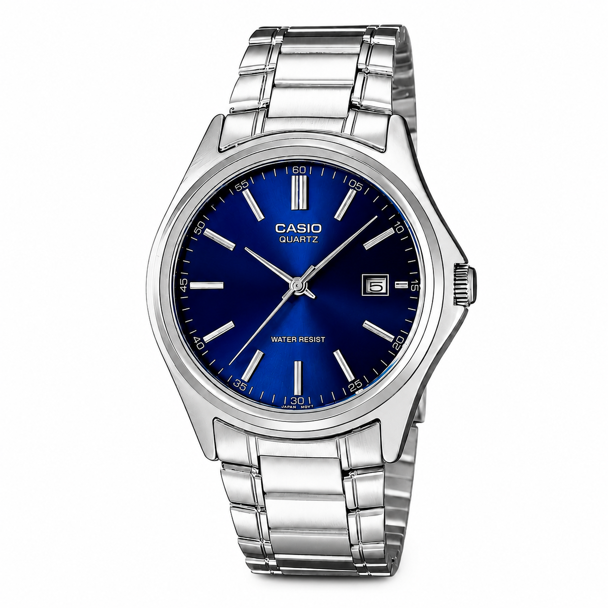 Часы классические мужские Casio MTP-1183A-1A кварцевые аналоговые WR300 Серебристый