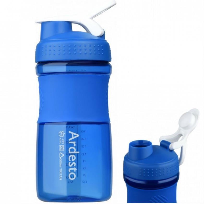 Бутылка для воды Ardesto AR2202TB Smart Bottle 600 мл Синий (1272992553)