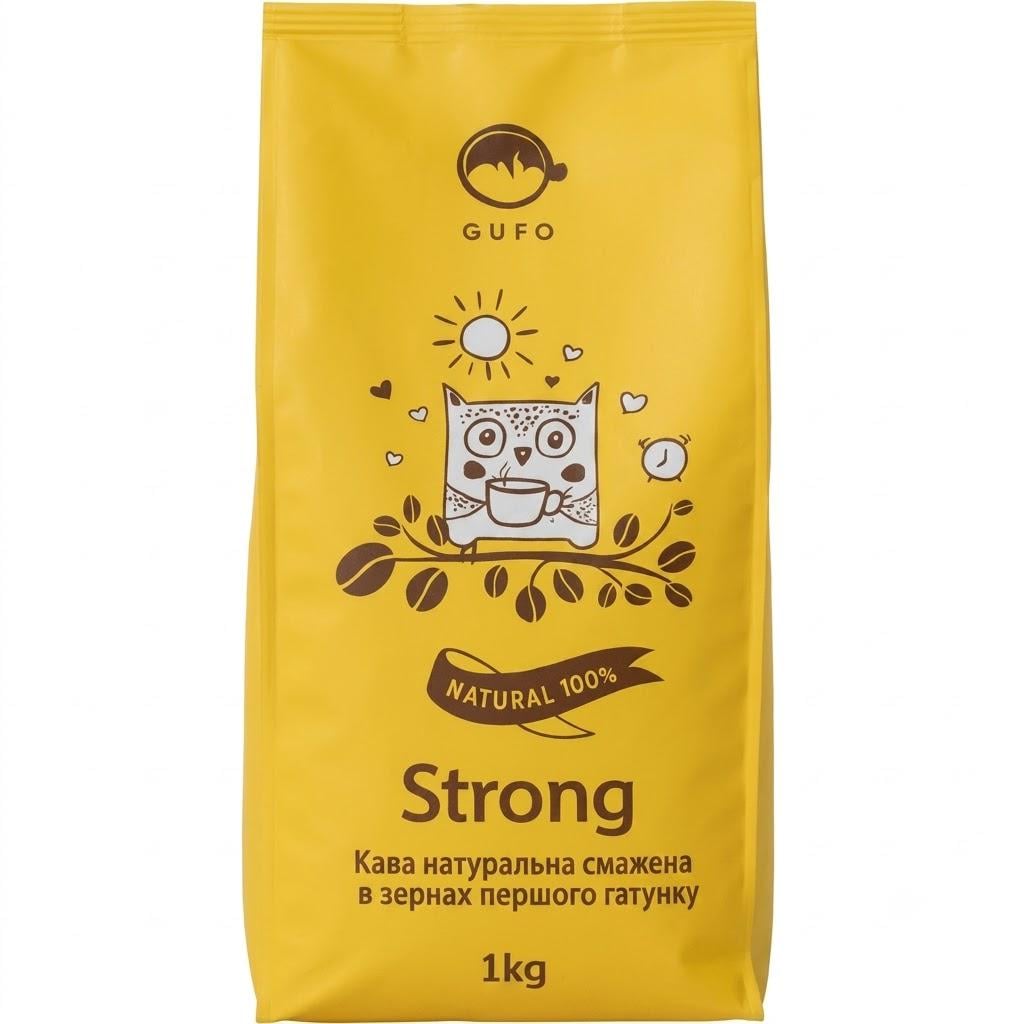 Кофе в зернах Gufo Strong 1 кг (guf0001)