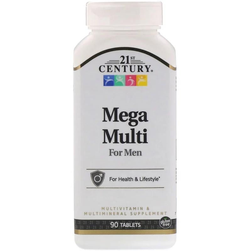 Витамины 21st Century Mega Multi for Men Multivitamin & Multimineral 90 таблеток