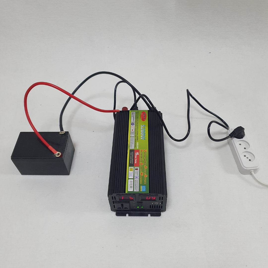 Автомобільний інвертор/перетворювач Wimpex Power Inverter 5200W DC/AC із захистом від перегріву WX-5200WА - фото 5 Автомобільний інвертор/перетворювач Wimpex Power Inverter 5200W DC/AC із захистом від перегріву WX-5200WА - фото 5