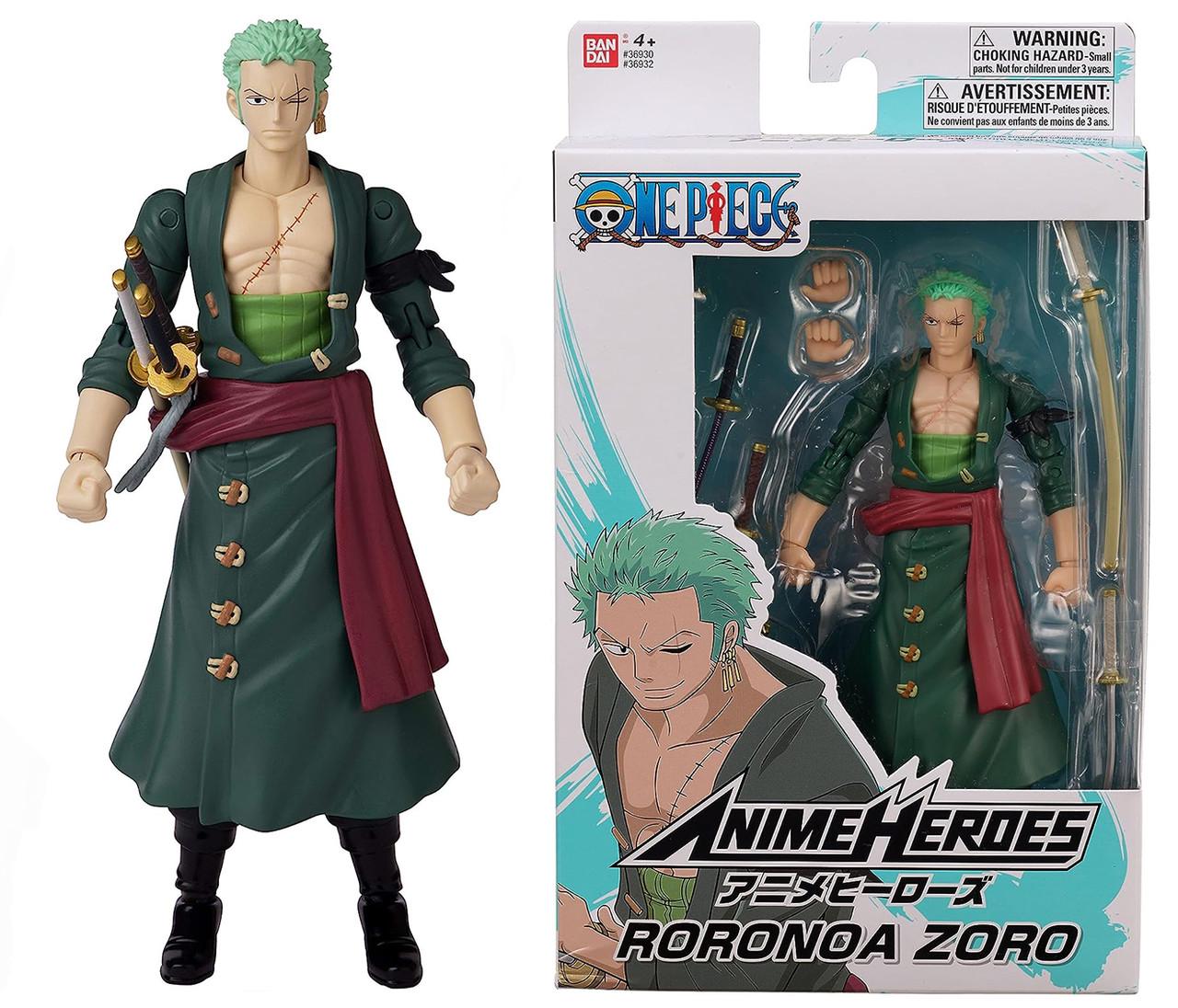 ＯＮＥ　ＰＩＥＣＥ ᐉ Фигурка подвижная Bandai Anime Heroes Zoro One Piece/Ван Пис