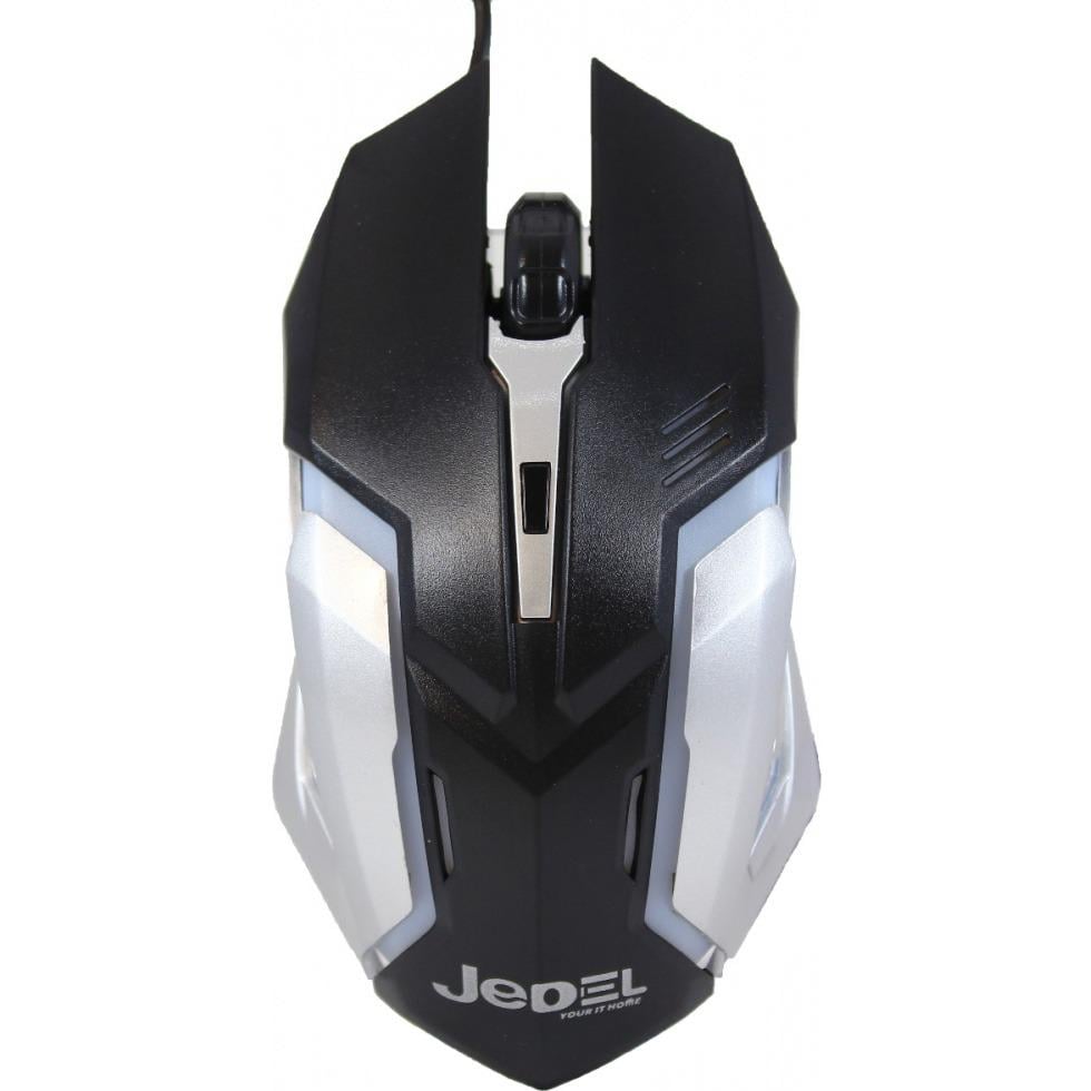Компьютерная мышка проводная Jedel CP79 с подсветкой Black (26448781)