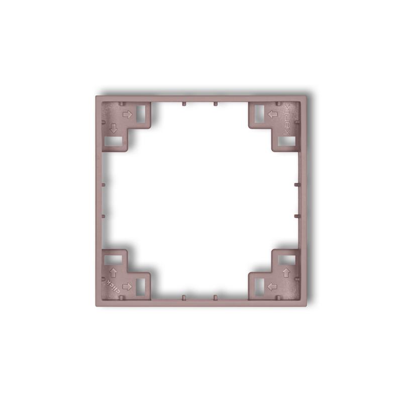 Рамка промежуточная Karlik Mini для розетки выключателя одноместная Лаванда (42MRP-1)