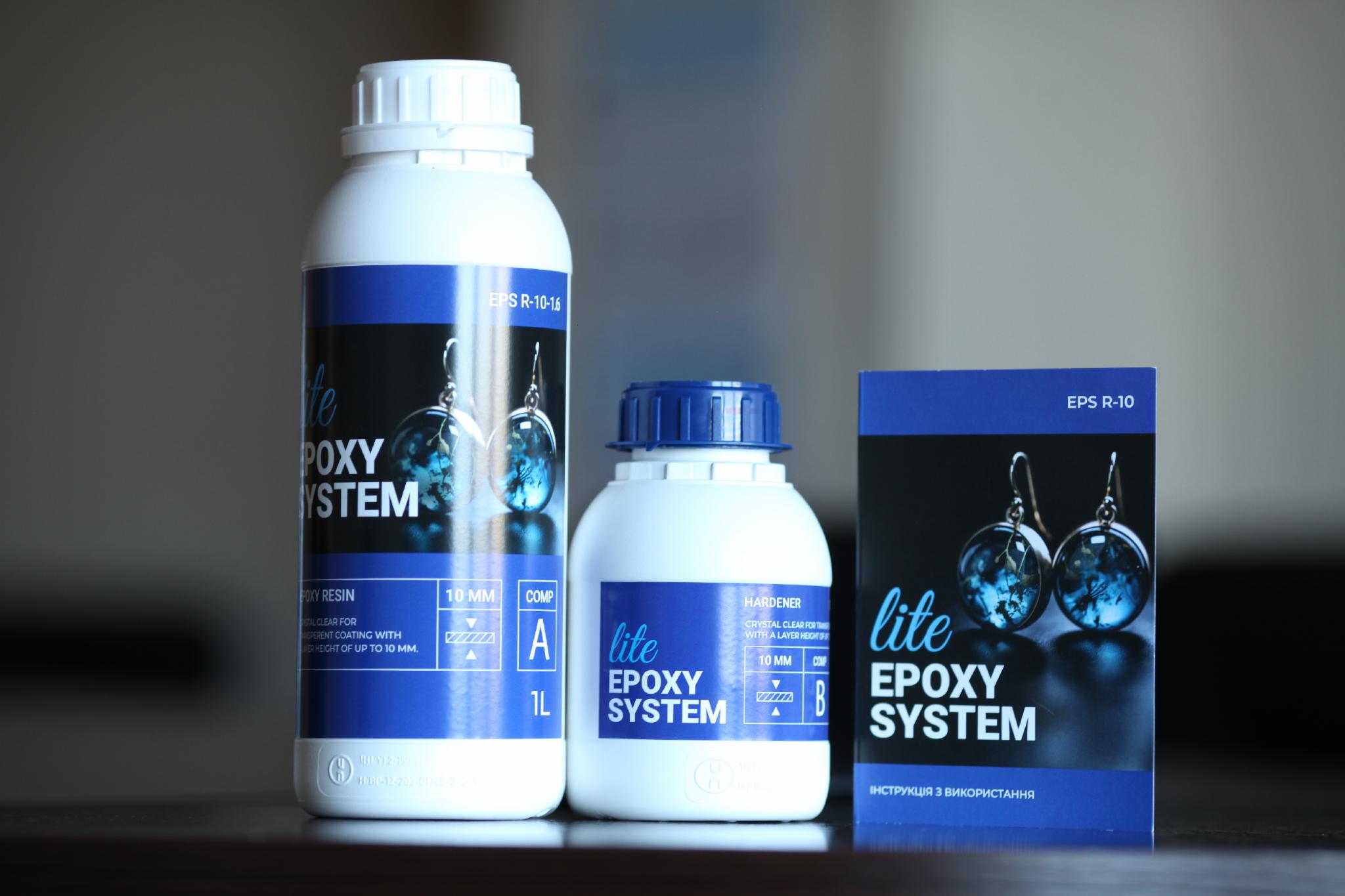 Смола епоксидна двокомпонентна Lite Epoxy System для картин 1,6 кг (EPS R-10 -1,6)