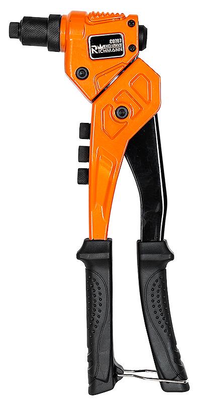 Заклепочник с поворотным механизмом Richmann алюминий медь 2,4-4,8 мм (C0707)