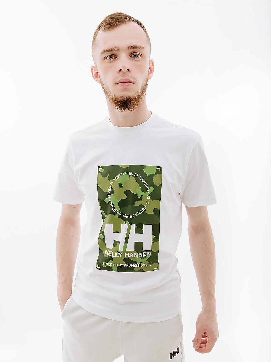 Футболка чоловіча Helly Hansen MOVE COTTON T-SHIRT L Білий (7d53976-001 L)