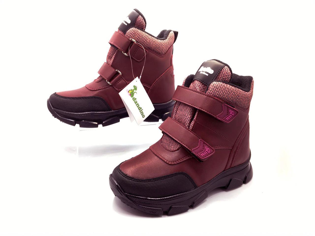 Черевики зимові для дівчаток Dandino 22b-04/21 р. 21 Бордовий - фото 5 Черевики зимові для дівчаток Dandino 22b-04/21 р. 21 Бордовий - фото 5
