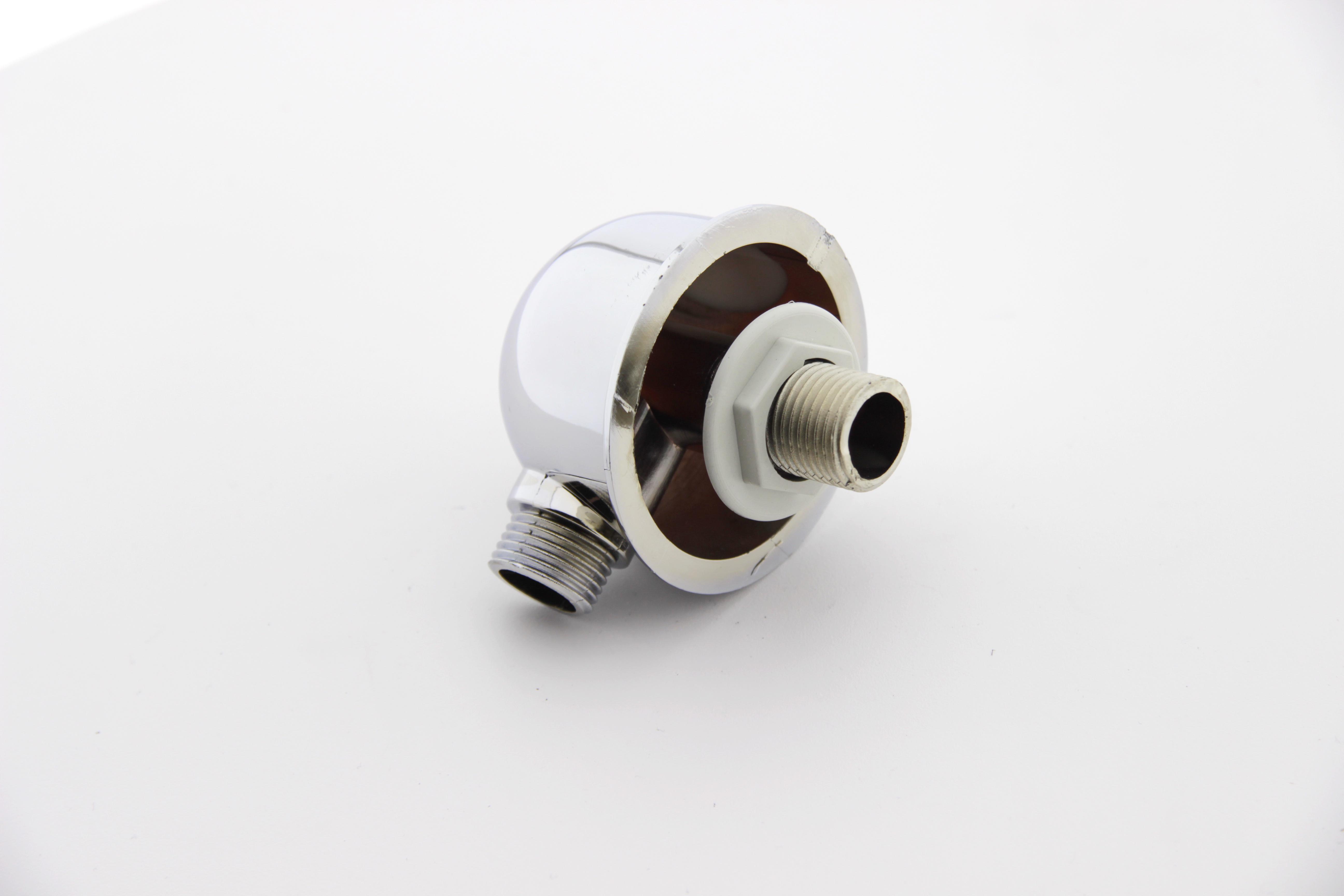 Куточок підключення душа з зовнішньою різьбою Хром (УД02) - фото 6