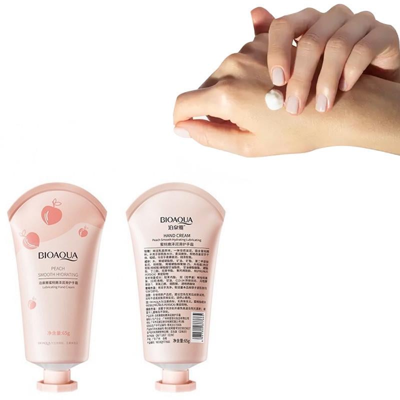 Крем для рук Bioaqua Peach Smooth Hydrating з персиком 65 г (25713813) - фото 3 Крем для рук Bioaqua Peach Smooth Hydrating з персиком 65 г (25713813) - фото 3