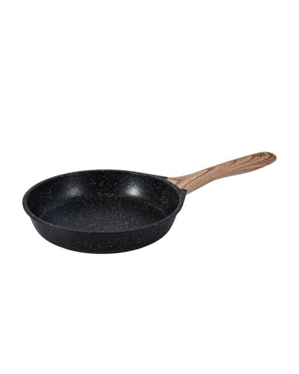 Сковорода лита кераміка Meteorite BESSER 10374-20S 20х4,5 см Чорний (2dda0392)
