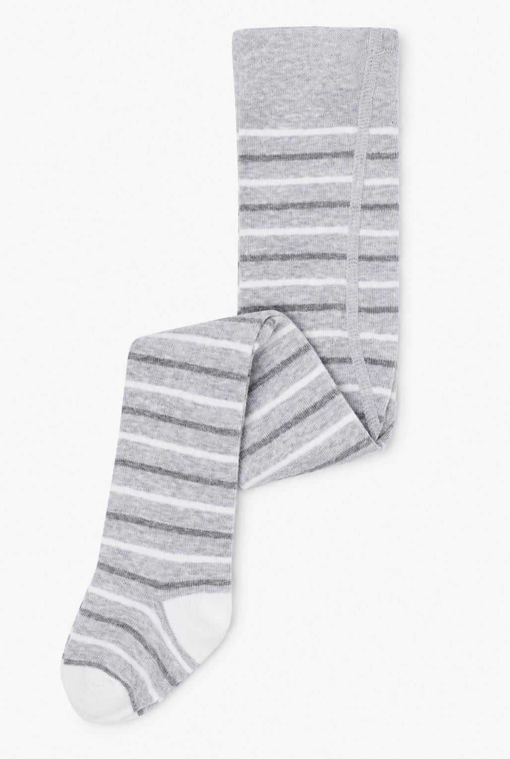 Колготки H&M Смужки 62-68 см Сірий (867729)