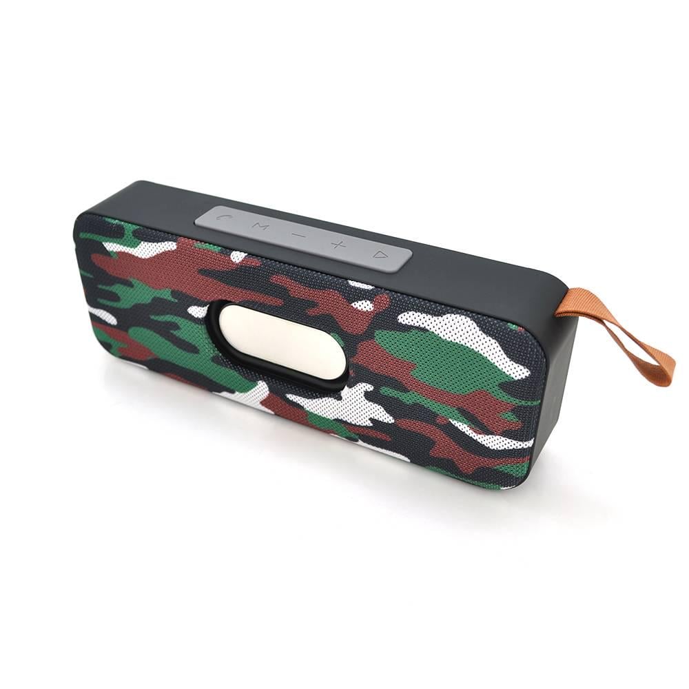 Колонка T6 Bluetooth 4,1 до 10 м 1х3W 4Ω 600 mAh ≥90dB TF card/USB DC 5V Camouflage (27953)