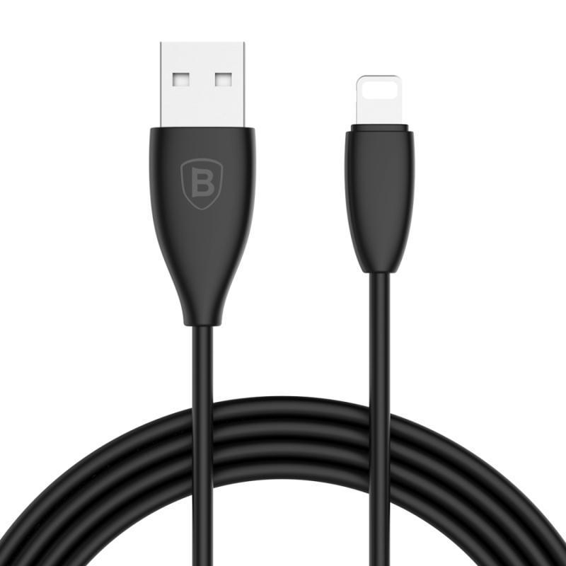 Кабель Baseus CALMY-01 Small Pretty Waist Cable USB to Lightning 2A 1 м Black