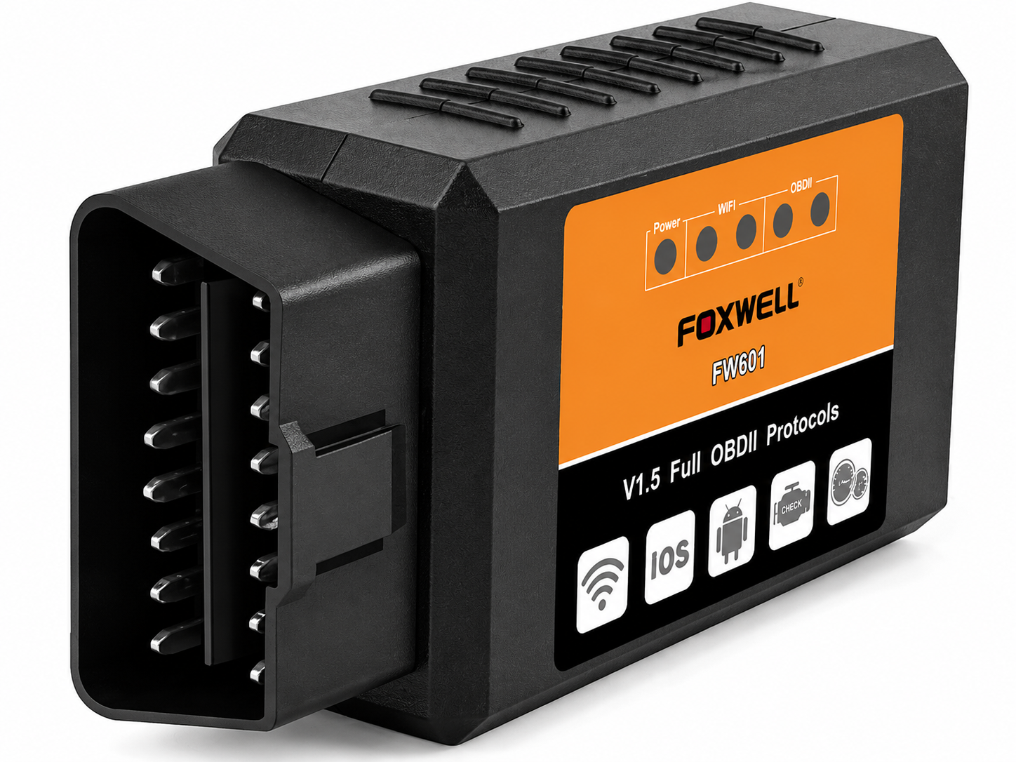 Диагностический сканер Foxwell FW601 OBD2 WiFi ELM327 V1.5 (1003-603-00)