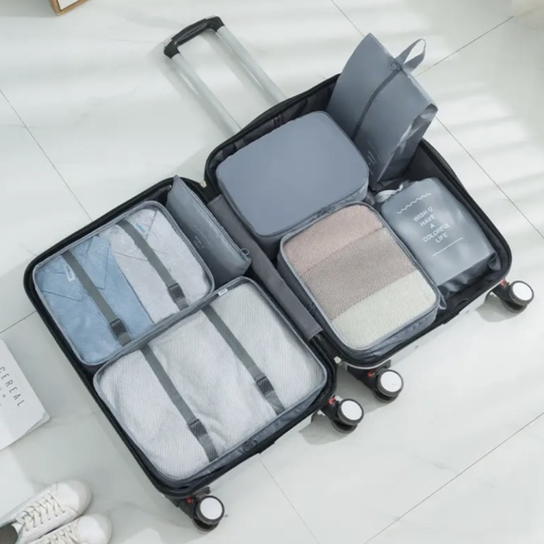 Комплект органайзерів для подорожей 8в1 Чорний (КДО-40-72) - фото 4