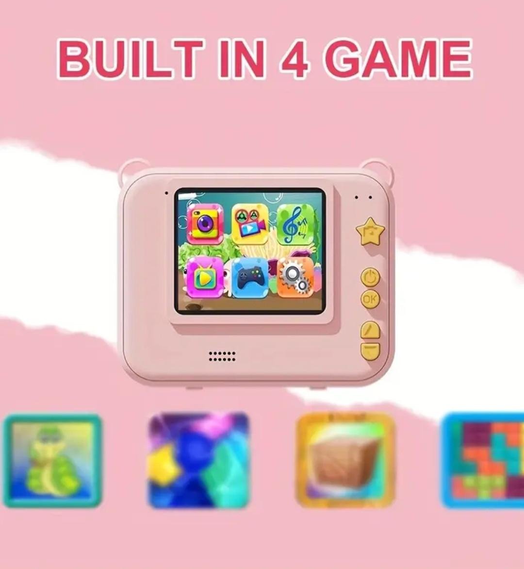 Цифровий дитячий фотоапарат P2 для миттєвого друку та запису відео з USB - фото 2 Цифровий дитячий фотоапарат P2 для миттєвого друку та запису відео з USB - фото 2