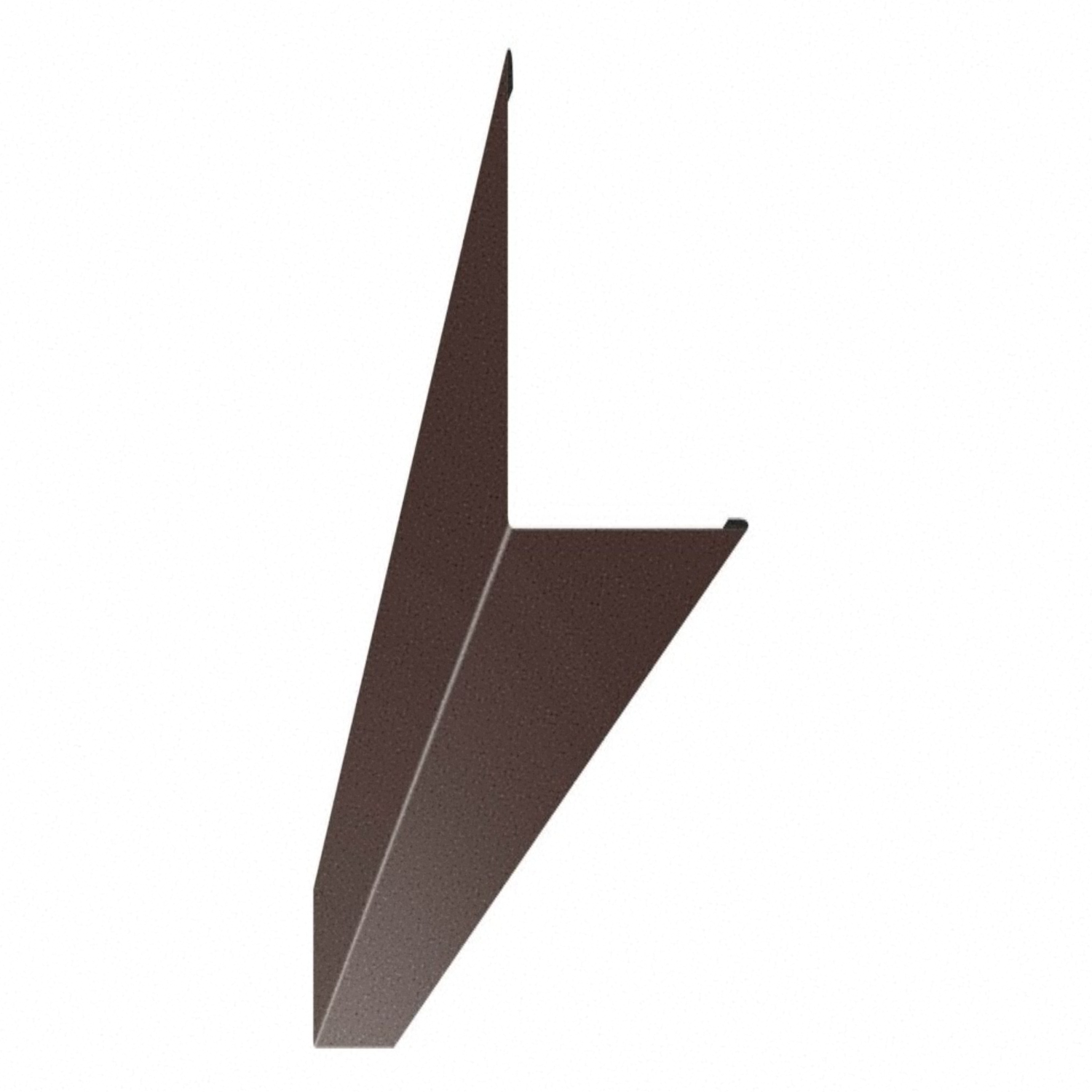 Лобовая L-планка Partner 242х50х2000 с матовым покрытием Ral 8017 мат Шоколадний (377308587)