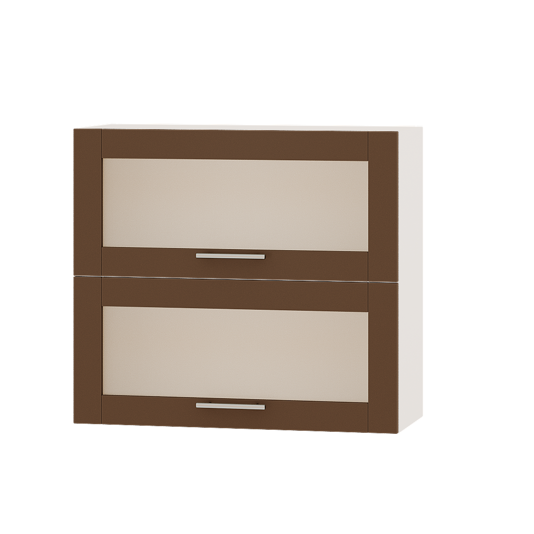 ᐉ Шкаф верхний Эверест Оптима модуль Верх витрина ВВ14-800 80х30х72 см ...