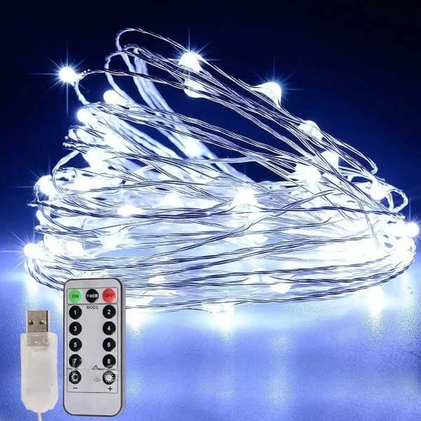 Гирлянда Роса USB 100 LED 10 м Белый (a29wwww) Гирлянда Роса USB 100 LED 10 м Белый (a29wwww)