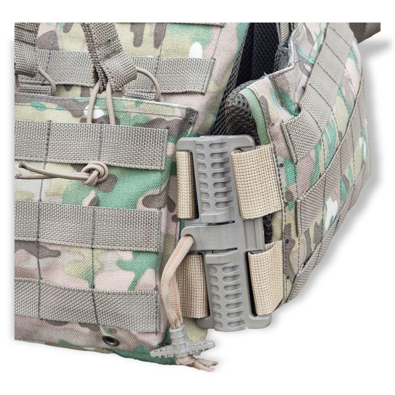 Плитоноска з швидким скиданням 3 підсумка типу АК - фото 3 Плитоноска з швидким скиданням 3 підсумка типу АК - фото 3