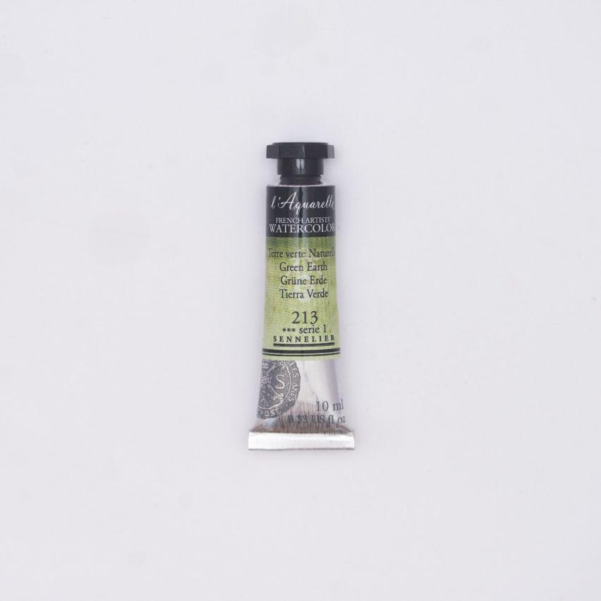 Акварель в тюбиках Sennelier L'Aquarelle S1 10 мл земля Зелёный