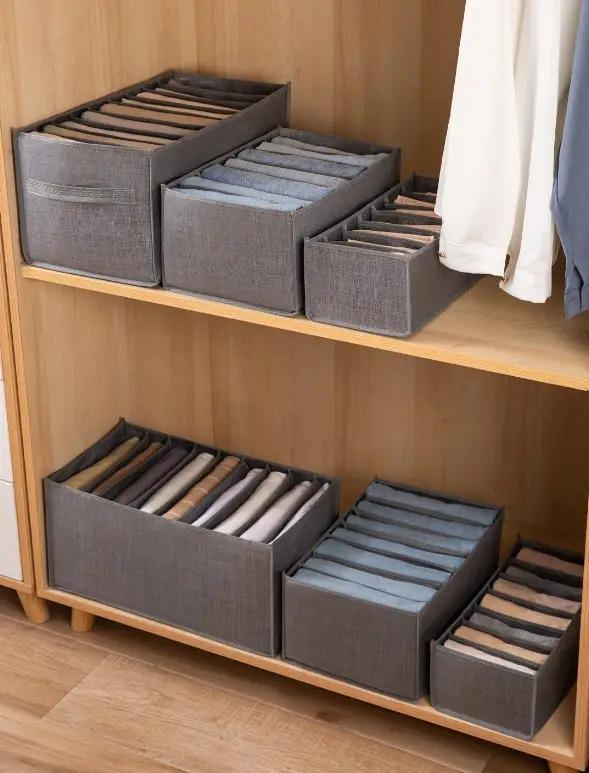 Органайзер для белья в шкаф 7 ячеек 35х17х12 см (ОДШ-430-11) - фото 10 Органайзер для белья в шкаф 7 ячеек 35х17х12 см (ОДШ-430-11) - фото 10