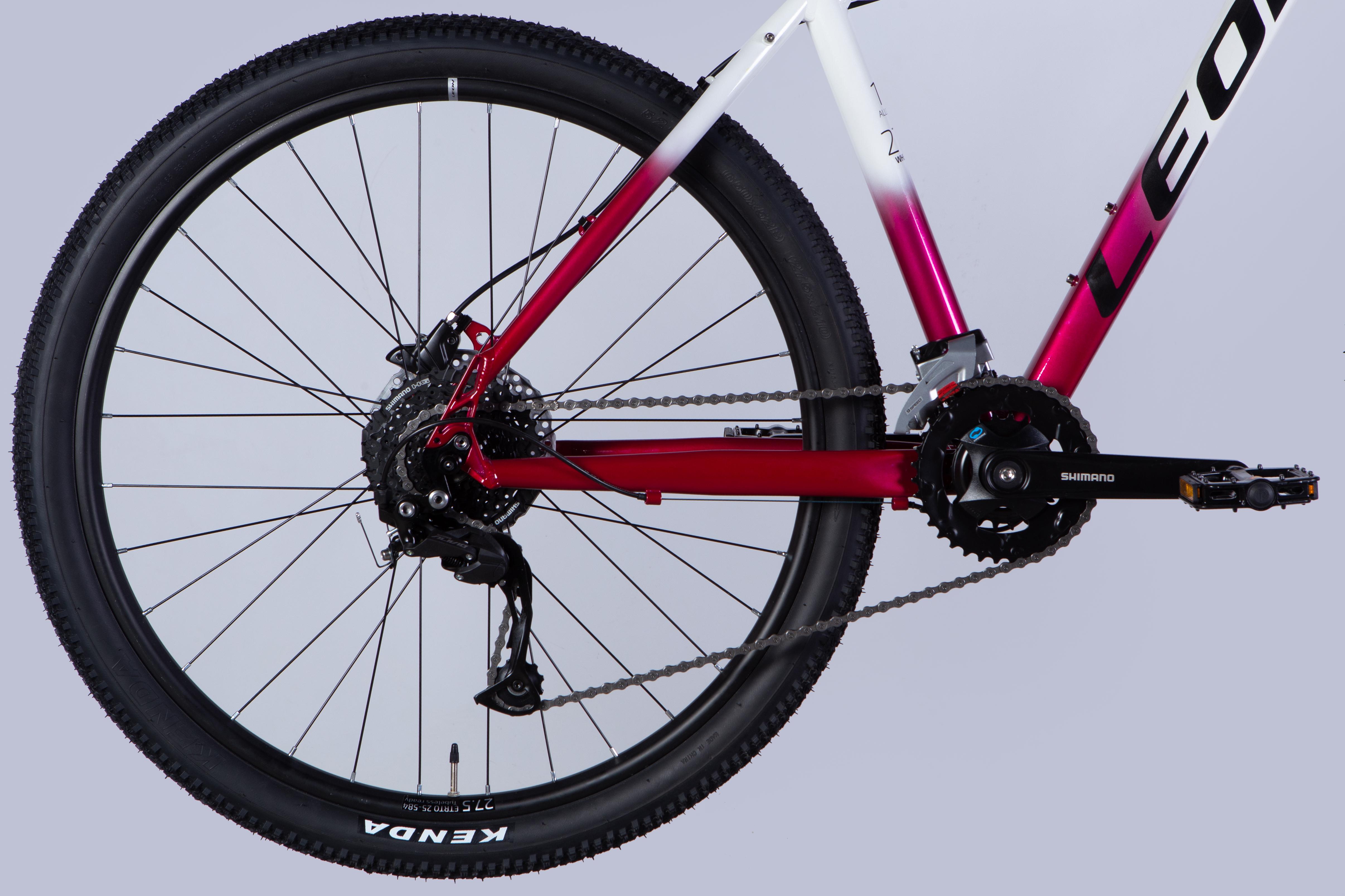 Велосипед Leon 2025 XC LADY 80 HDD AL 27,5" рама 18" Белый с малиновым (OPS-LN-27,5-007) - фото 4 Велосипед Leon 2025 XC LADY 80 HDD AL 27,5" рама 18" Белый с малиновым (OPS-LN-27,5-007) - фото 4
