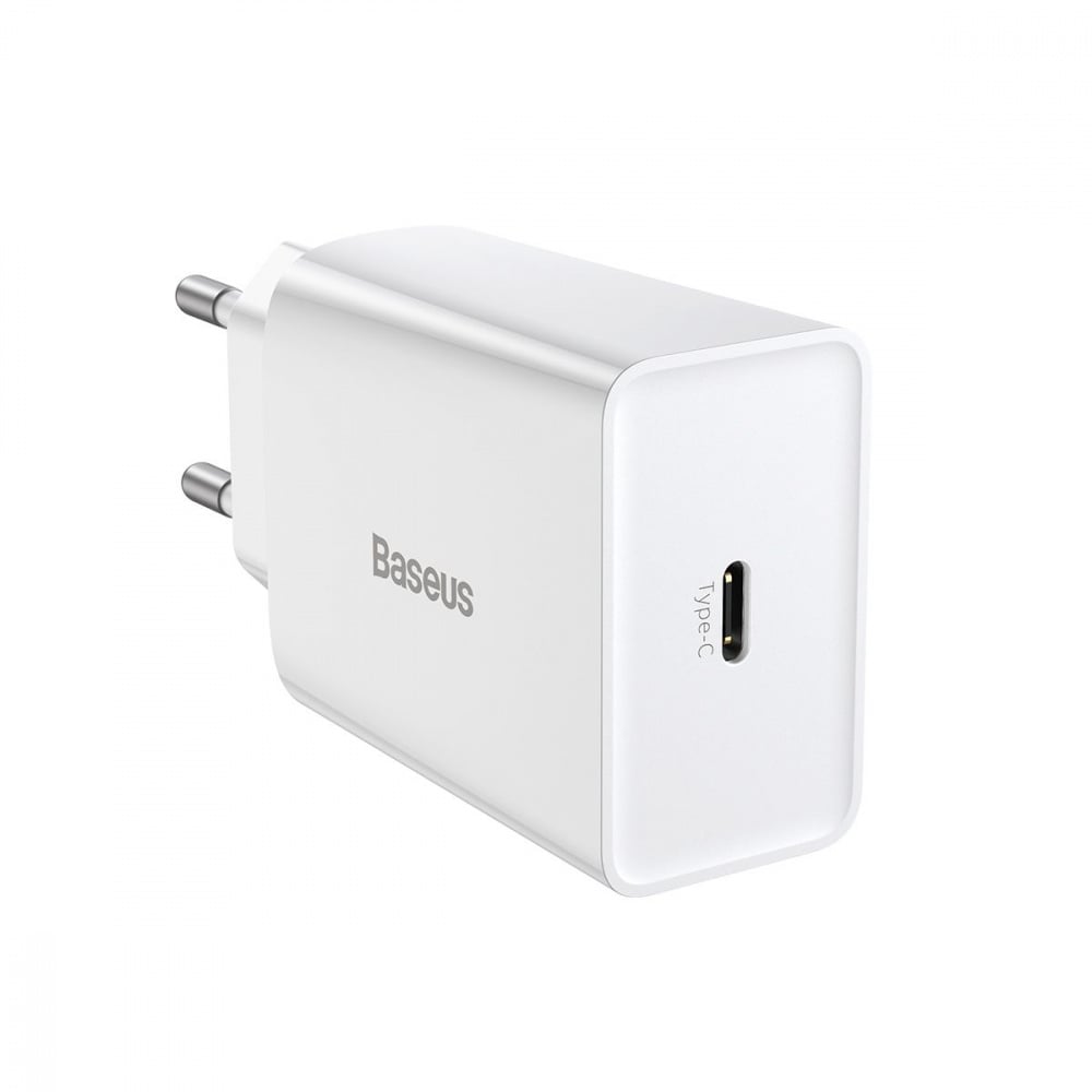 Зарядний пристрій BASEUS Speed Mini PD Charger 20 W 1 Type-C White - фото 10