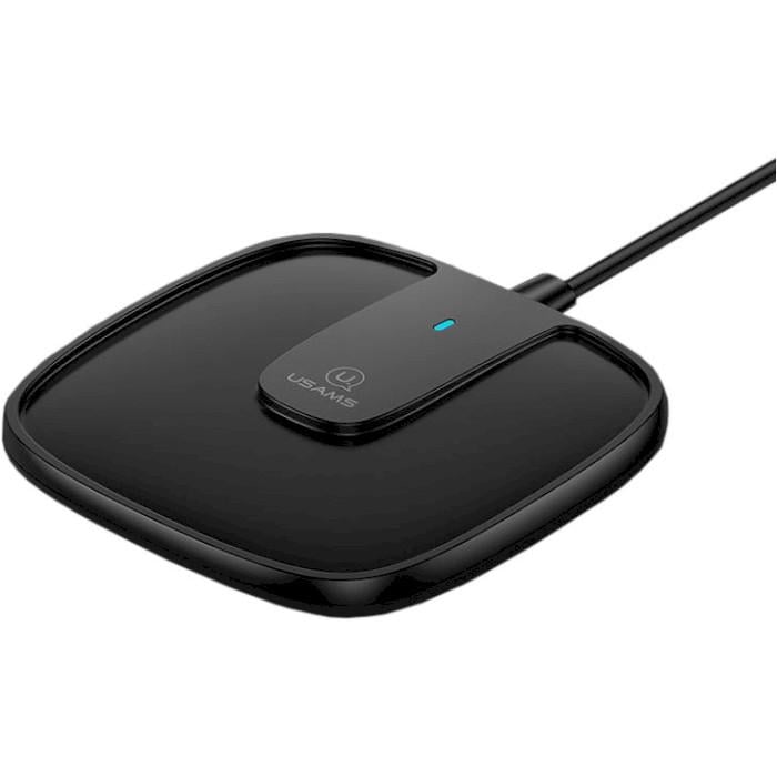 Зарядное устройство для телефонов беспроводное Usams CD153 15W/5V/3A/9V/2A/12V/1,5A Black (CD153DZ01)
