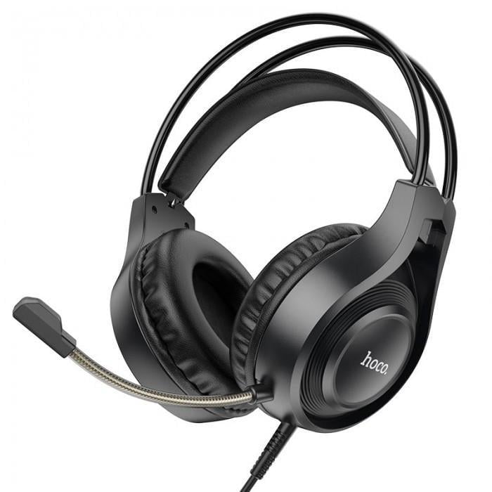 Наушники проволочные с микрофоном Hoco W106 Tiger Gaming Headset Черный (32407638)