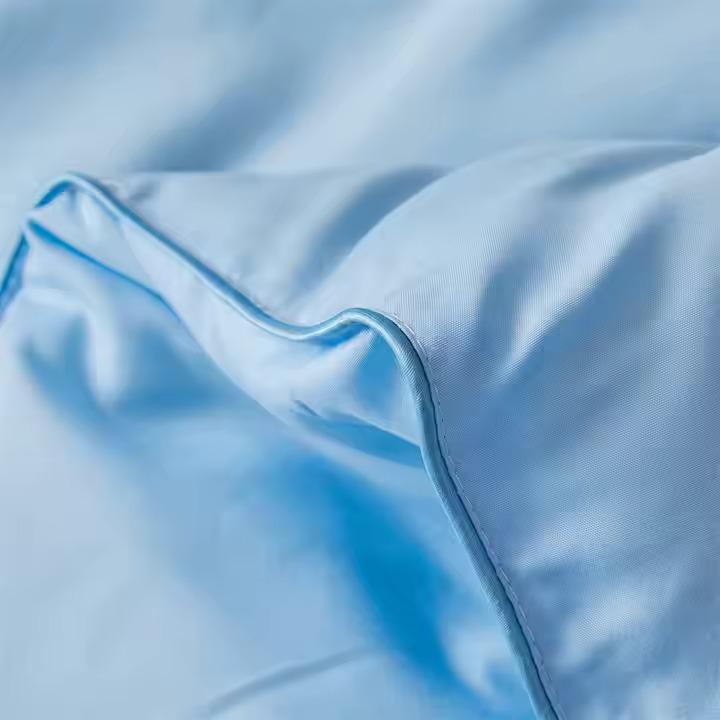 Одеяло двуспальное для дома и гостиниц Hilton 4 кг силиконовый наполнитель 200x230 см Голубой - фото 2