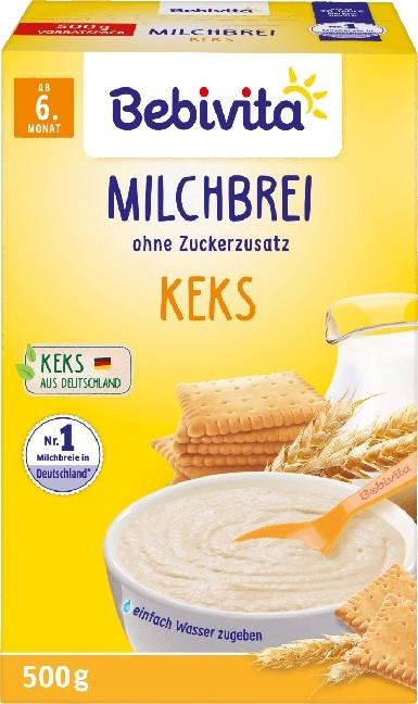 Каша молочна пшенична Bebivita зі смаком печива для дітей з 6 місяців 500 г