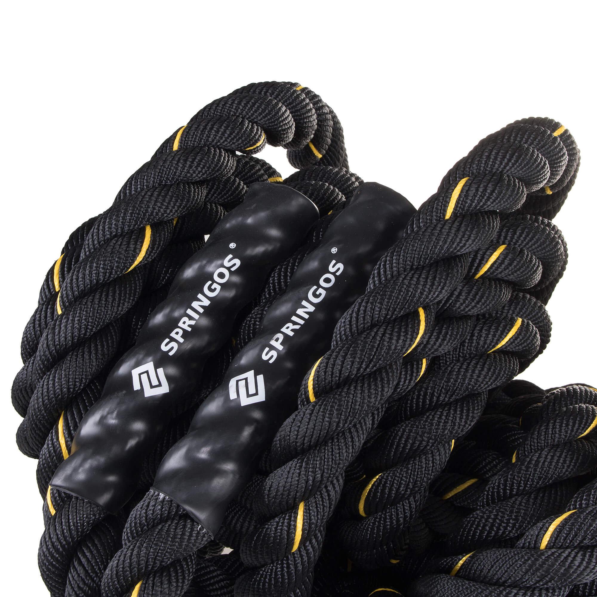 Канат для кроссфита Springos Battle Rope 9 м (FA0104) - фото 8