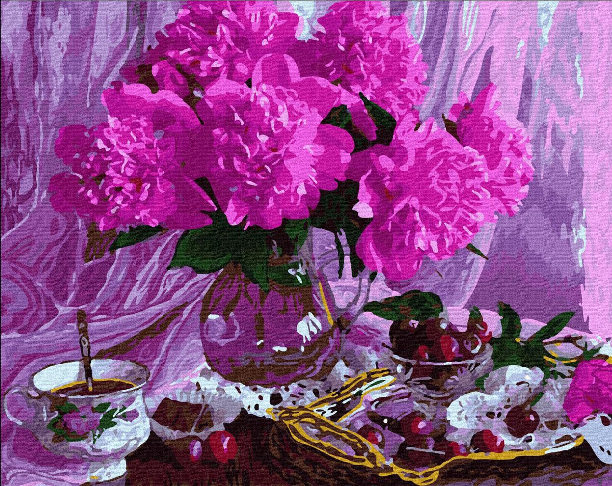 Картина за номерами Brushme Півонії 40х50 см (PGX5071) Картина за номерами Brushme Півонії 40х50 см (PGX5071)