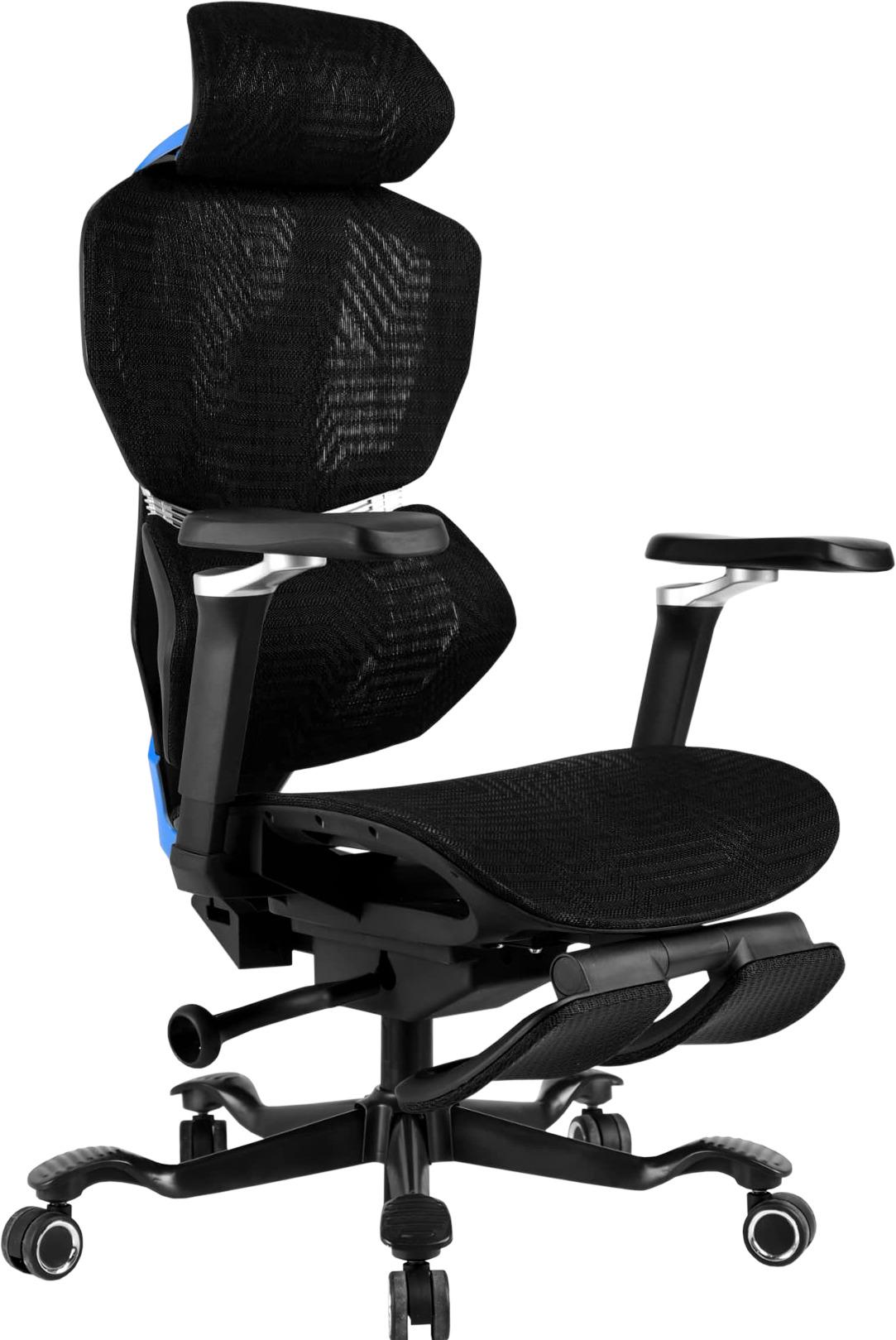 Кресло геймерское GT Racer X-7001 Black/Blue - фото 2 Кресло геймерское GT Racer X-7001 Black/Blue - фото 2