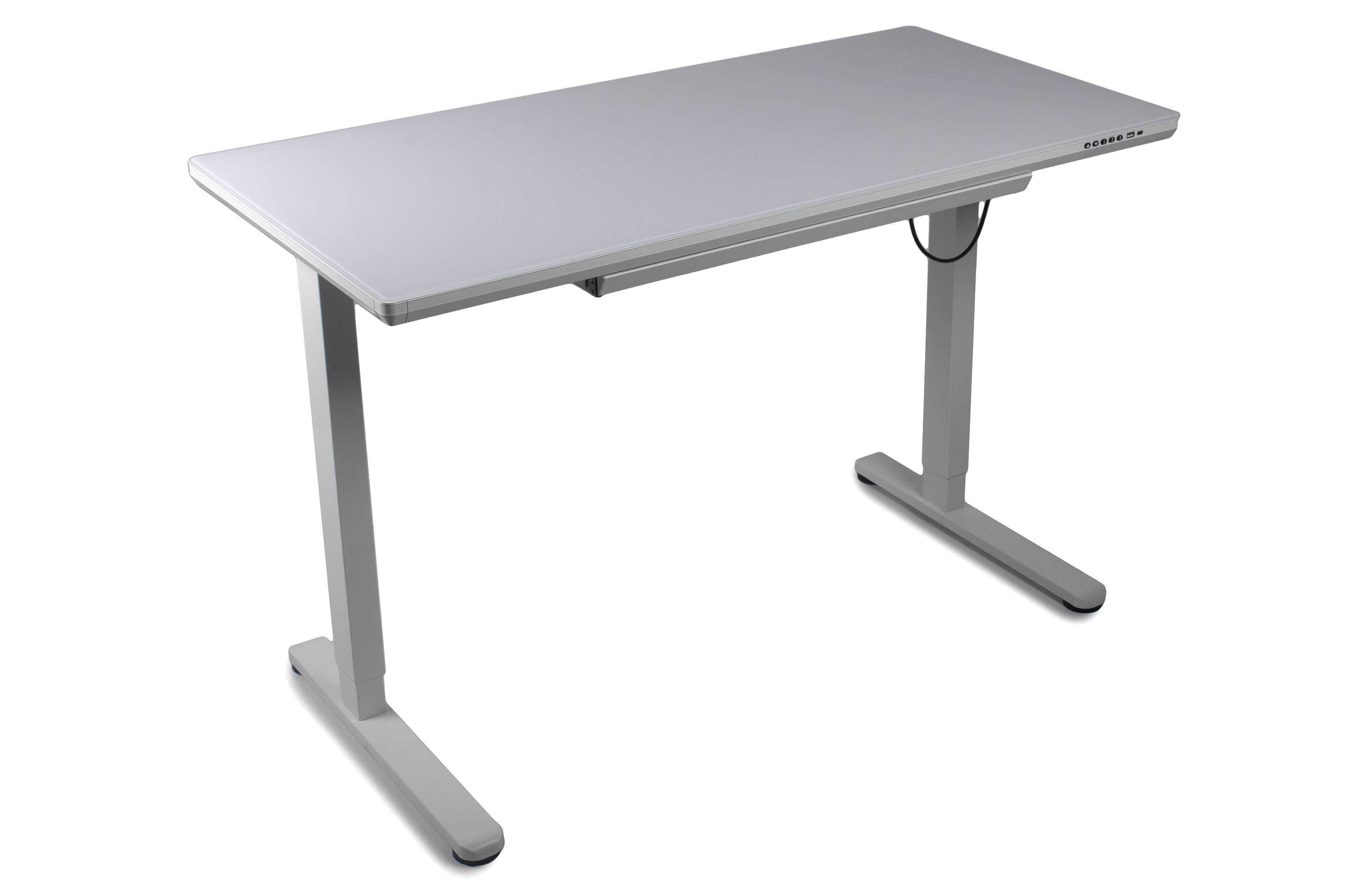 Стіл регульований Barsky StandUp white glass BST-12new 1200x600 мм (24767594) - фото 5 Стіл регульований Barsky StandUp white glass BST-12new 1200x600 мм (24767594) - фото 5