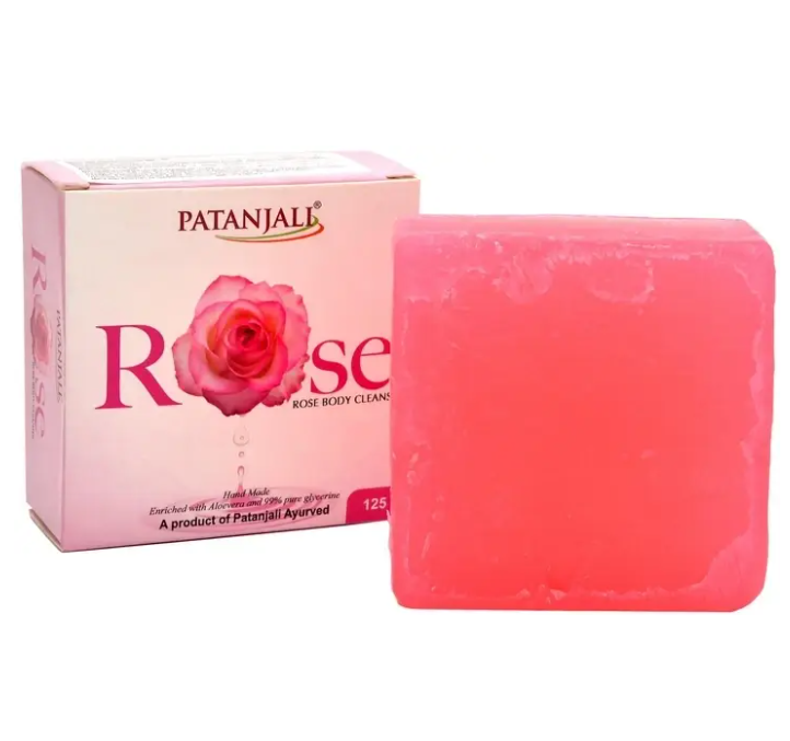 Мыло для тела Patanjali Роза 125 г (1968792236)