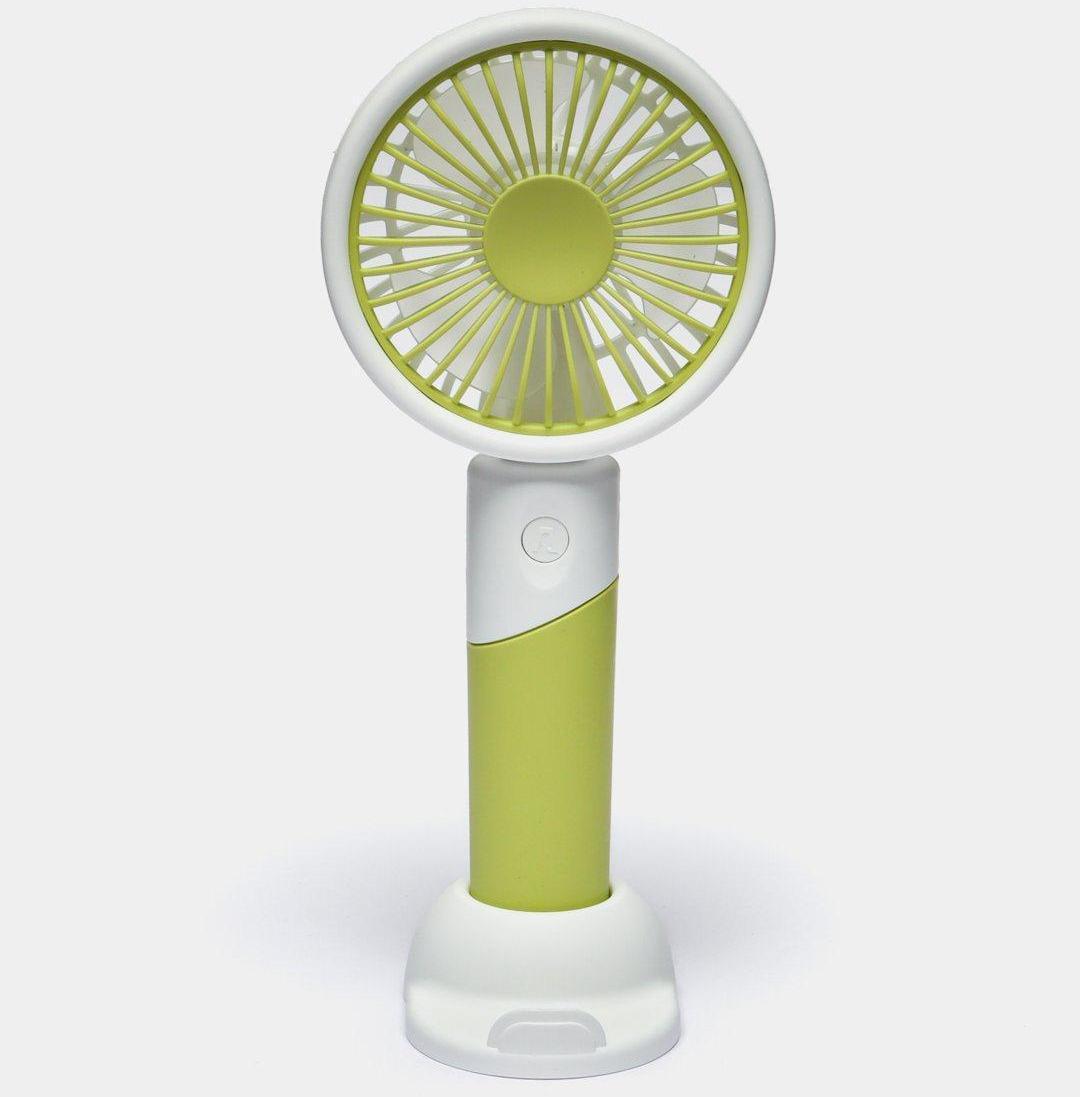 Настольный вентилятор с USB-зарядкой ZB 100 Mini Fan 2в1 Зеленый