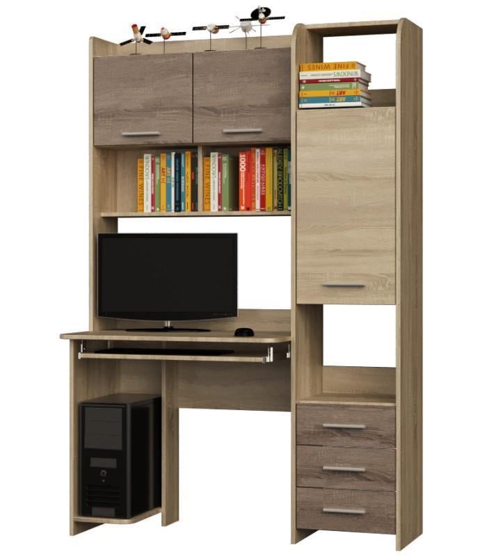 Стол компьютерный Эверест Гимназист-2 Сонома комби (112367)