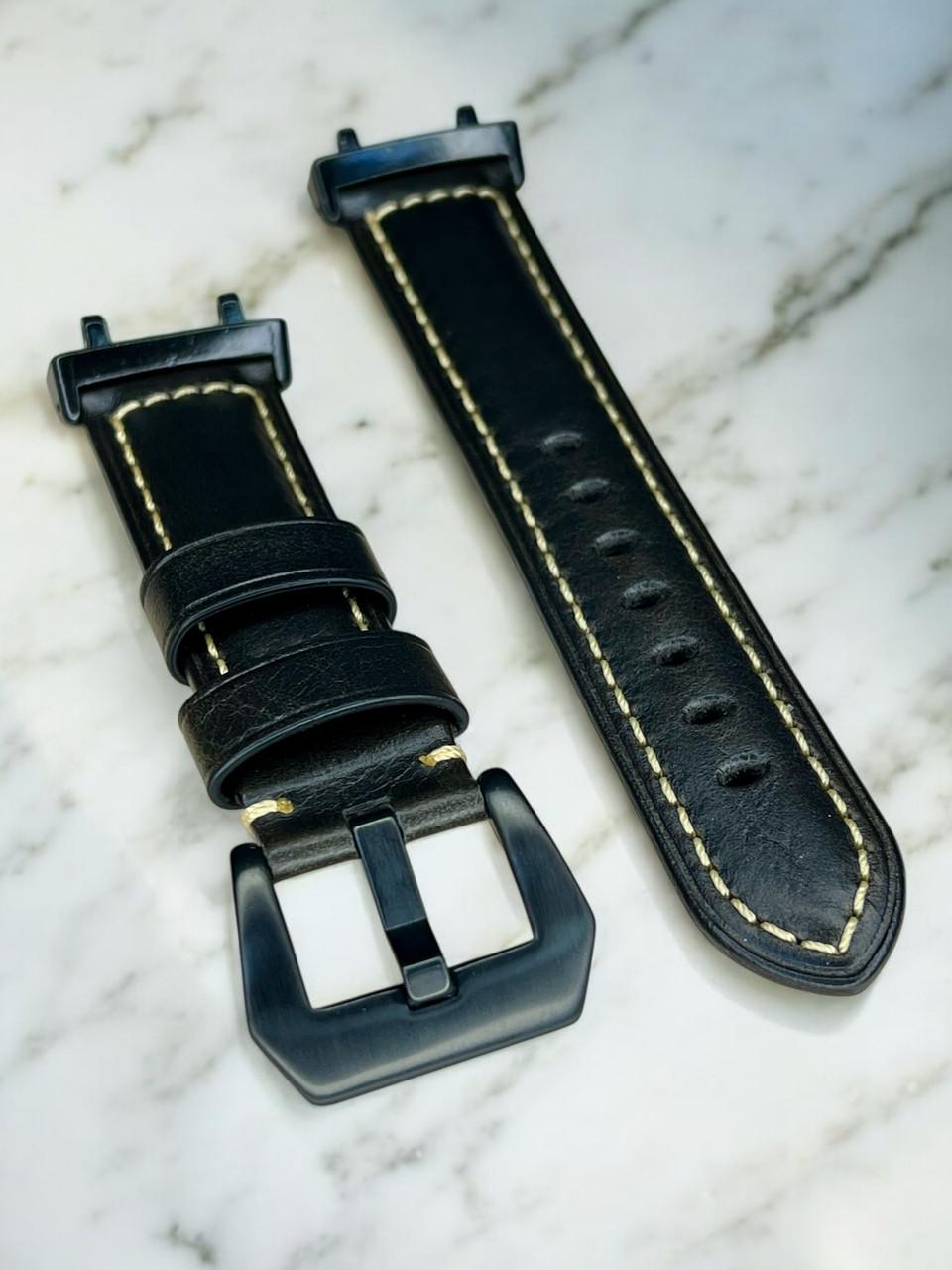 Ремешок кожаный Primolux F001 Black buckle для часов Xiaomi Amazfit T-Rex 3 W2323GL2N Dark Brown (2661897920) - фото 6 Ремешок кожаный Primolux F001 Black buckle для часов Xiaomi Amazfit T-Rex 3 W2323GL2N Dark Brown (2661897920) - фото 6