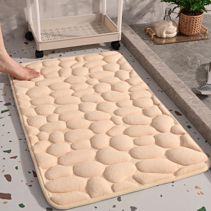 Коврик для ванной Stone Premium Memory Foam 60х40 см Оранжевый (KMS0008) - фото 4 Коврик для ванной Stone Premium Memory Foam 60х40 см Оранжевый (KMS0008) - фото 4