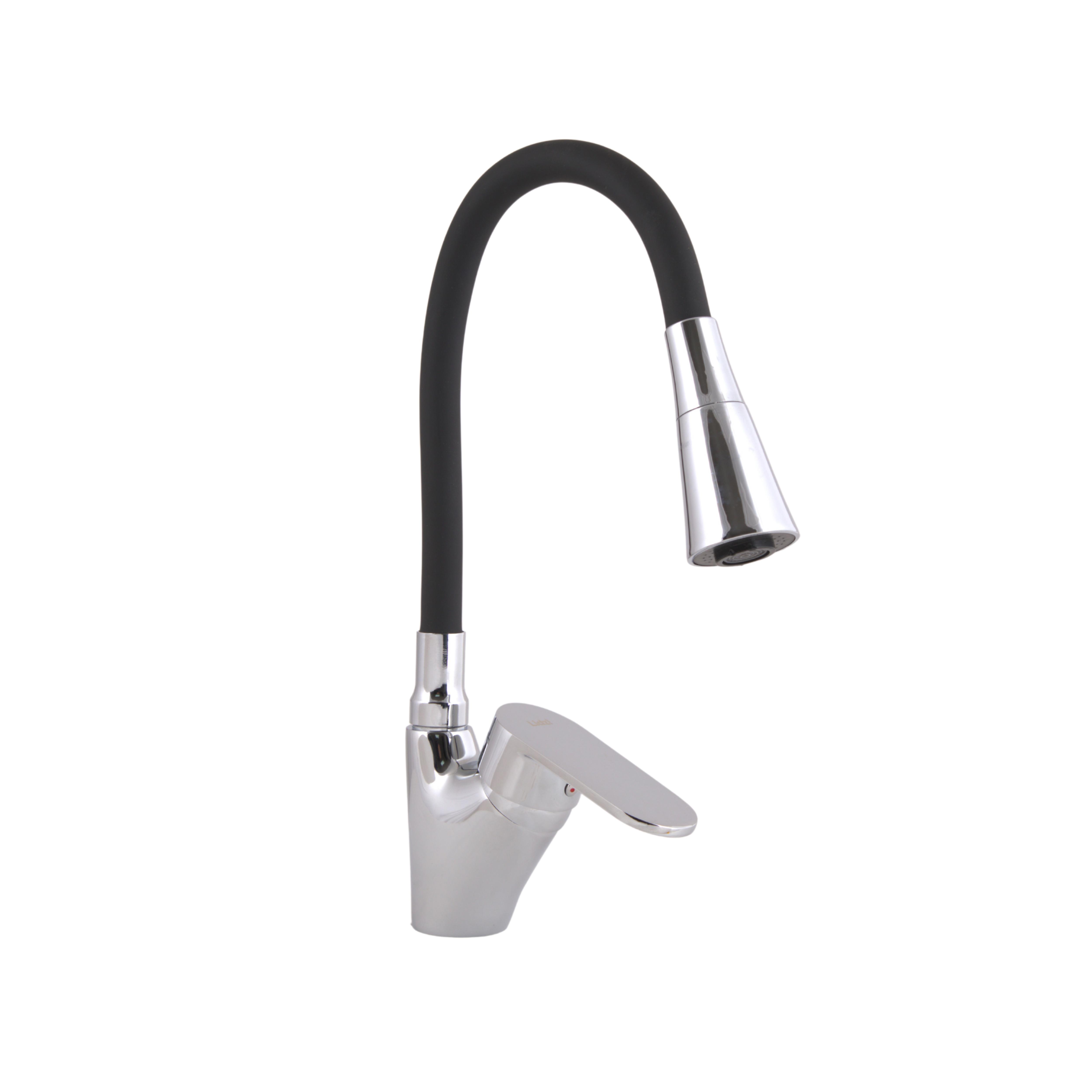 Змішувач для кухні Lidz Tani 007F3 з гнучким виливом k40 (LDTAN007F3BCR37649 BCR)