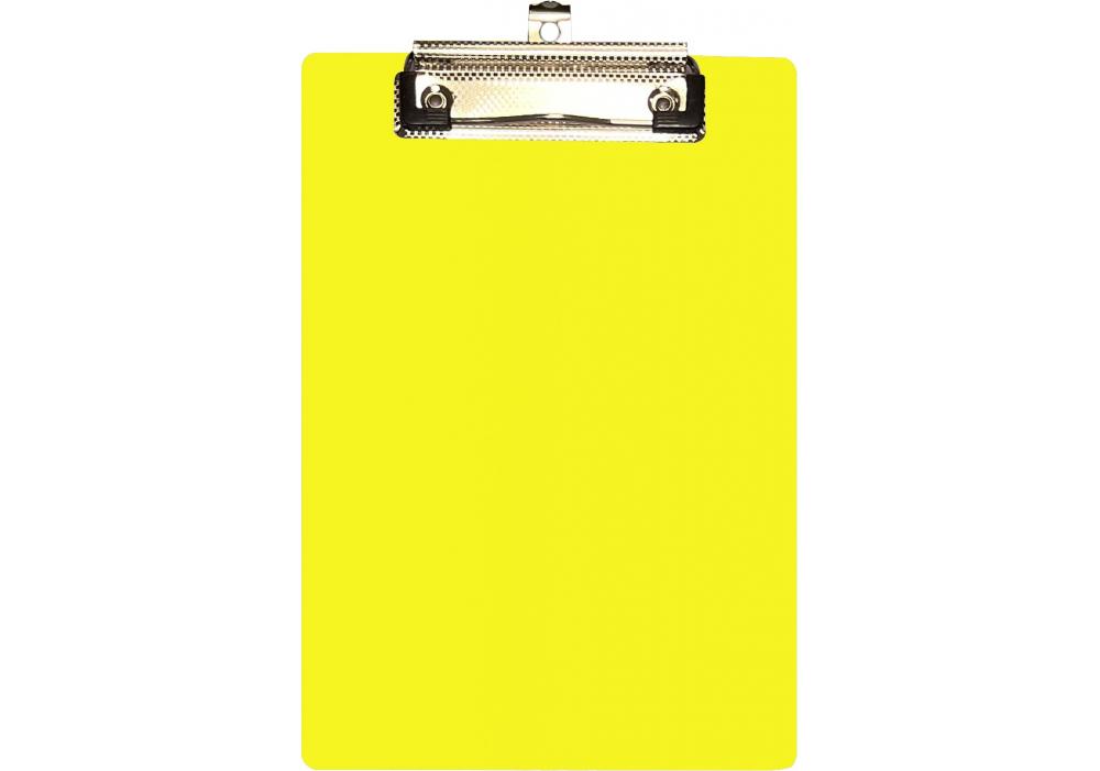 Планшет Economix A5 с прижимом и подвесом Желтый пластик (E30157-85)
