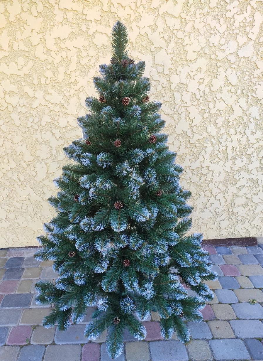 Елка искусственная элитная с шишками 1,5 м
