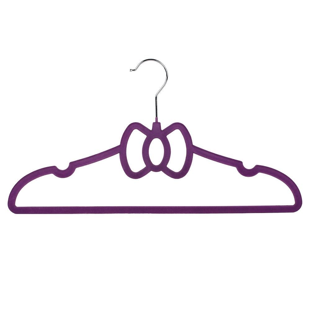 Вешалка с велюровым покрытием R85332 Бантик 10 шт. 40 см