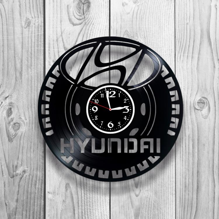 Годинник настінний Hyundai 0467 з вінилової платівки